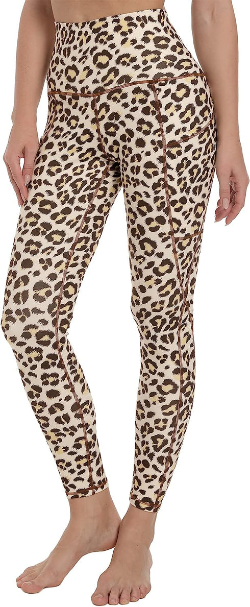 Free Leaper High Waisted Stretchy Yoga Pants for Women with Pockets